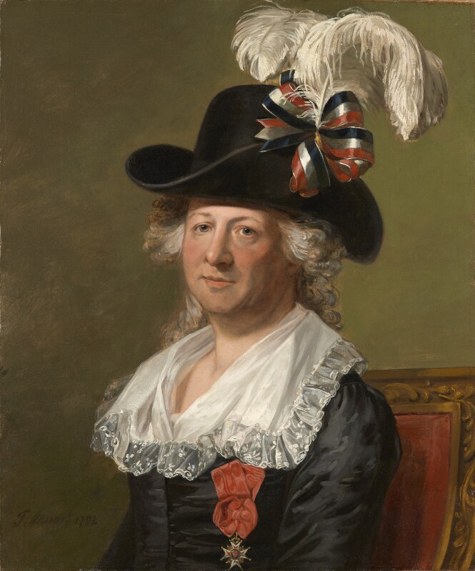 Painting of d'Eon de Beaumont by Thomas Stewart